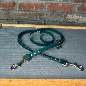 5.5' Biothane Hands Free Leash w/Flat Traffic Handle 5/8" width